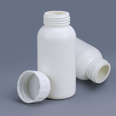 Bouteille fluorée blanche durable de 250 ml pour solvants chimiques résistants aux acides et aux alcalis