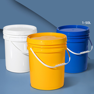 Seau en plastique recyclé de 15L pour conteneur de transport de pétrole avec poignée et matériau de scellé