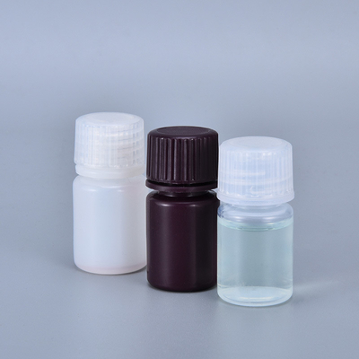 100% de matériau vierge Bouteille ronde Bouteille en plastique à large bouche pour laboratoire chimique réactif