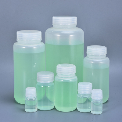 Bouteille de réactif de laboratoire à bouche large en PP de 5 ml à 1000 ml pour les investigations chimiques