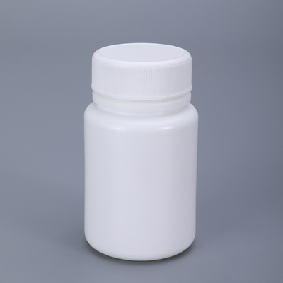 70 ml Capacité carré/ bouteille ronde Contenant de pilule en plastique blanc PE imperméable à l' eau