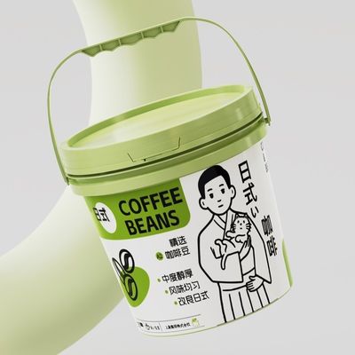 2L 3L 4L 5L mini seau en plastique pour les biscuits au yogourt