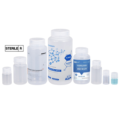 5ml-1L stérilisé bouchon à vis réactif bouteille en plastique Vial pour laboratoire chimique