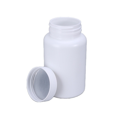 Bouteille blanche vide de 200 ml pour comprimés de vitamines