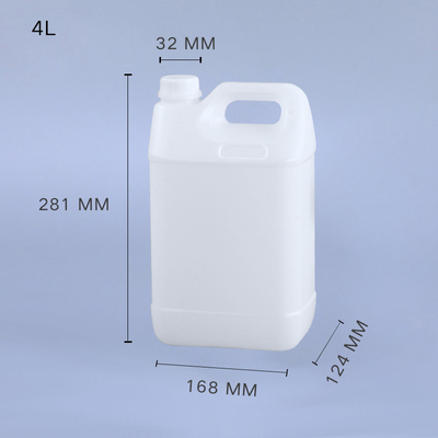 100% de matériau 1 gallon HDPE tonneau en plastique bleu blanc noir pour bouteille de lotion liquide