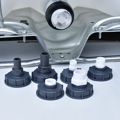 Connexion de bride 1000L IBC Tote réservoirs avec 2 pouces de plastique adaptateur de soupape