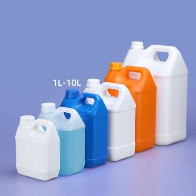 Pour les produits alimentaires, bouteille en plastique sur mesure poudre de jerry pour emballage de vin liquide chimique