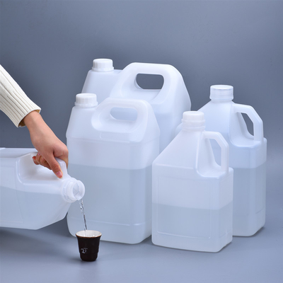 Baril en plastique de 5L pour le stockage de l'eau et de l'alcool Contenant d'huile Carré