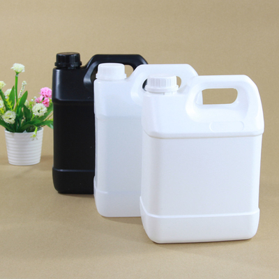 Bouteille en plastique Ghee carré de qualité alimentaire avec couvercle pour emballage de solvants organiques à partir de 4L