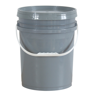 1L 20L Seau en plastique avec poignée et couvercle Transparent et multifonctionnel pour la peinture