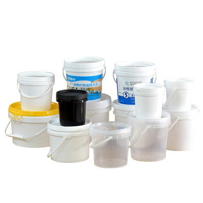 Logo personnalisé Ronde 1L à 50L Grand seau en plastique recyclé en PP pour le stockage de l'eau