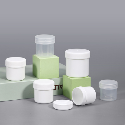 Contenant en plastique pour biscuits vide en PP HDPE Cannister de stockage alimentaire Large bouche 500 ml