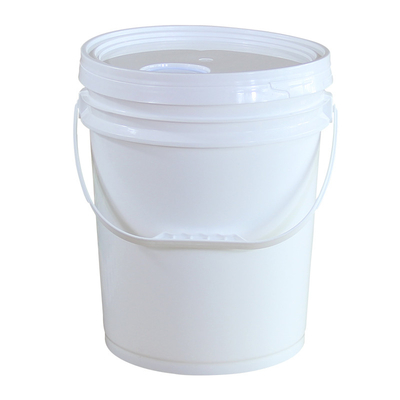 Container d'emballage en plastique rond de 5 gallons certifié ISO9001 pour l'industrie de la peinture