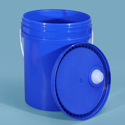 Couvercle de la buse du bec 20L Seau en plastique pour lubrifiant et eau translucide