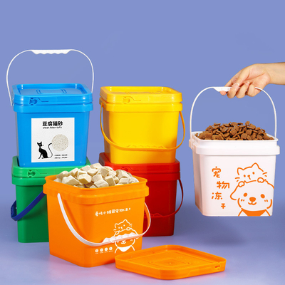 Récipient de stockage de nourriture pour animaux de compagnie de 5L à 25L pour nourriture fraîche sèche hydrofuge pour chats et chiens