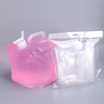 GB 4806.7-2016 Certificat Bouteille d'essence pliable en plastique avec robinet 5L
