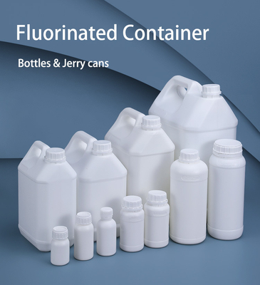 Bouteille en HDPE en plastique fluoré de 100 ml