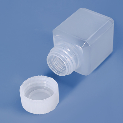Bouteille carré à cou étroit de 60 ml translucide