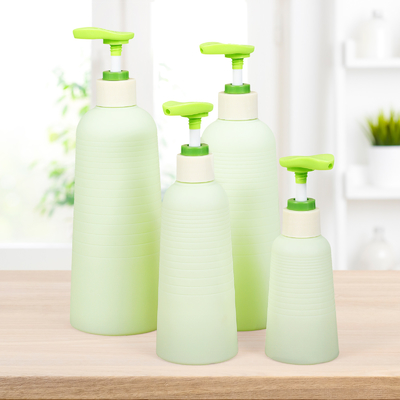 Bouteille de shampooing de voyage vert Umetass avec emballage cosmétique à pompe