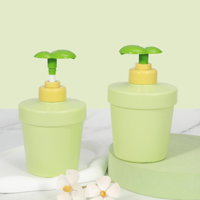 Umetass Verte bouteille de shampooing en plastique pour enfants avec pompe Shampooing de voyage et bouteille de revitalisant