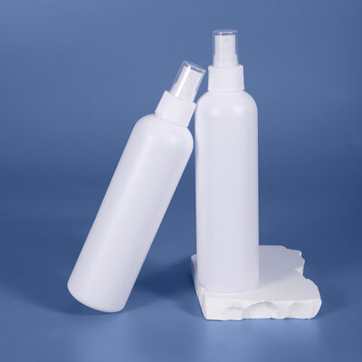 Flacon pulvérisateur rond en HDPE de 250 ml de qualité supérieure avec pulvérisateur brumisateur, approvisionnement en vrac pour cosmétiques, désinfectants et produits de soins personnels