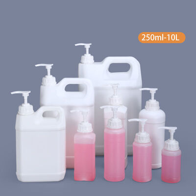 Bouteilles d'emballage en plastique HDPE de 500 ml, bouchon à vis, couvercle respirant, stockage de liquides vides pour produits chimiques, surface sérigraphiée