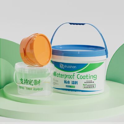 Wholesale 10L Oval Plastic Recyclable Storage Paint Bucket with Handle and Lid