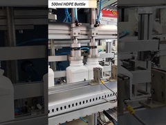 500 ml de bouteille à cou large carré en matériau HDPE