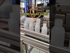 Bouteilles en plastique de 100 ml de 8 oz de qualité alimentaire HDPE Ronde Réactif chimique