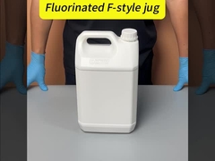 1 gallon de carré fluoré Jerry Can Hdpe Bouteilles sérigraphie